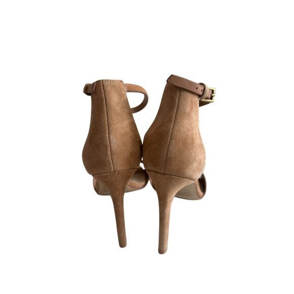 ALDO Beige Ankle Strap Sandals Heels Size 8 - Picture 7 of 9